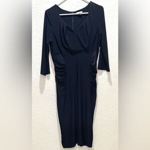 Mikarose Elegant Black Long Sleeve Dress